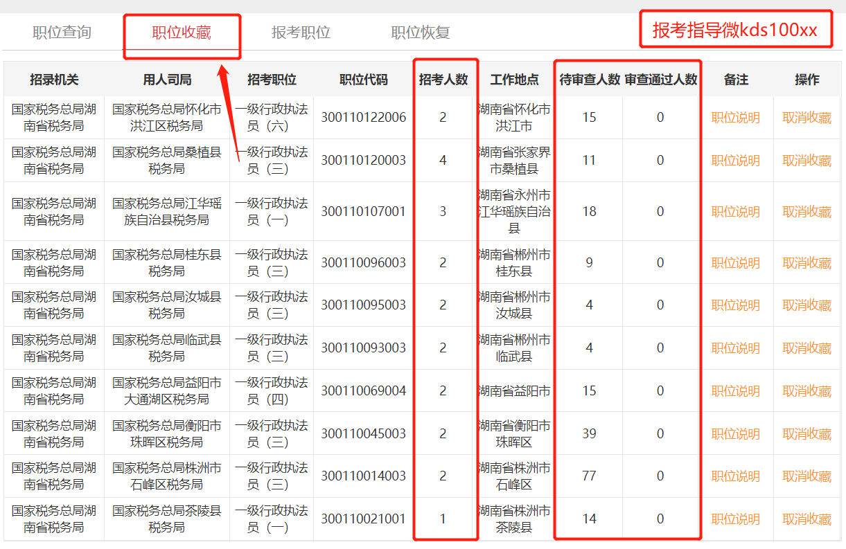 2023国考如何查看岗位报名人数